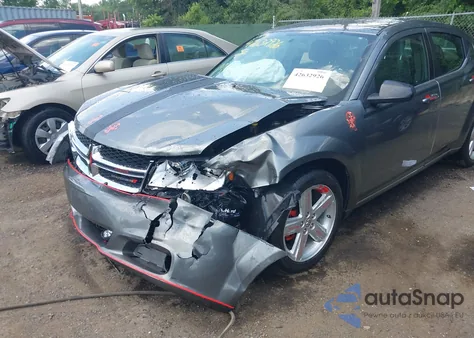 2013 Dodge Avenger Se из США, поврежденный, VIN 1C3CDZAB7DN648891